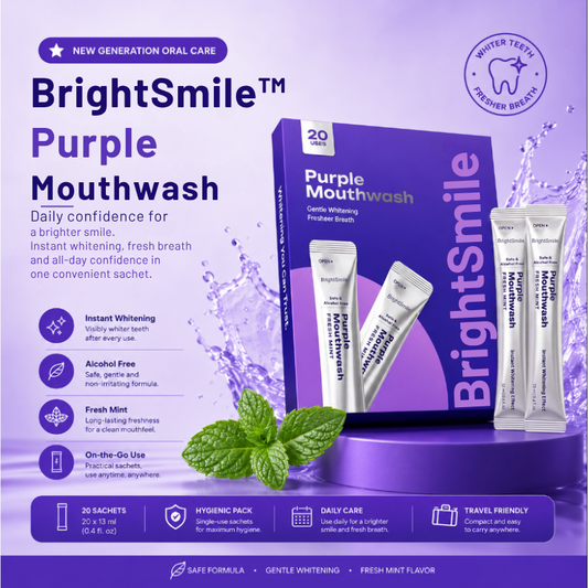 BrightSmile™ Purple Mouthwash